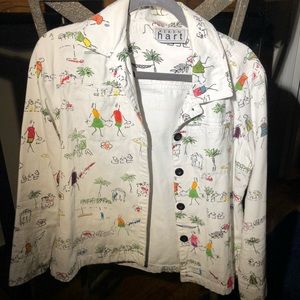 WHITE DENIM JEAN JACKET ⭐️